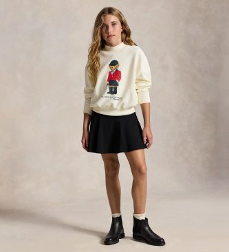 Polo Ralph Lauren Sweat-shirt carré en molleton avec Polo Bear beige