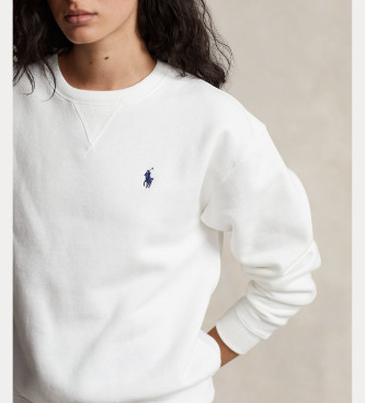 Polo Ralph Lauren Witte sweater met ronde hals