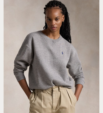 Polo Ralph Lauren Gr sweatshirt med rund halsringning