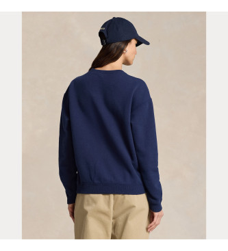 Polo Ralph Lauren Navy sweatshirt med rund hals