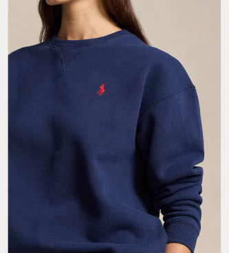 Polo Ralph Lauren Sweatshirt  col ras du cou bleu marine