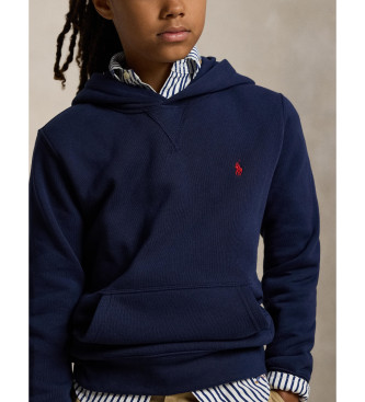 Polo Ralph Lauren Mikina s kapuco iz flisa v mornariški barvi