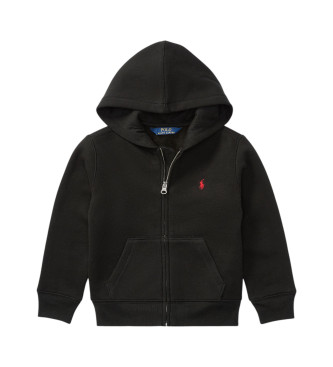 Polo Ralph Lauren Felpa con cappuccio in pile nero