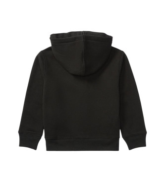 Polo Ralph Lauren Felpa con cappuccio in pile nero