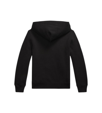 Polo Ralph Lauren Felpa con cappuccio in pile nero