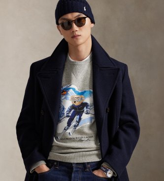Polo Ralph Lauren Sweatshirt Polo Bear Fleece grå