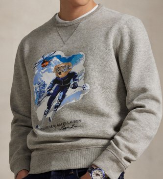 Polo Ralph Lauren Sweatshirt Polo Bear Fleece grå