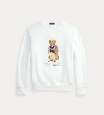 Polo Ralph Lauren Sudadera de felpa con Polo Bear blanco
