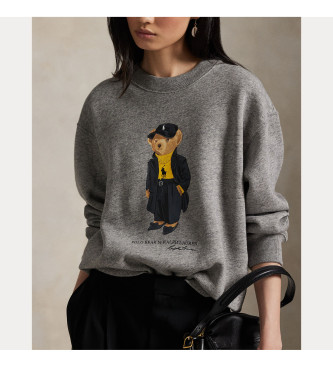Polo Ralph Lauren Fleece sweater met grijze Polo Bear