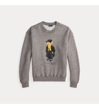 Polo Ralph Lauren Fleece sweater met grijze Polo Bear