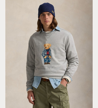 Polo Ralph Lauren Sweatshirt en polaire avec Ours Polo gris