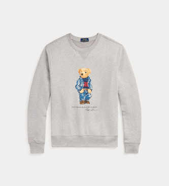 Polo Ralph Lauren Sweatshirt en polaire avec Ours Polo gris