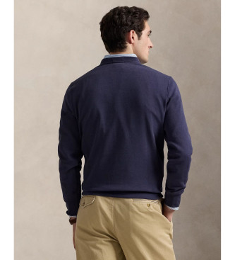 Polo Ralph Lauren Fleecetrja med marinbl Bear Polo