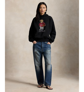 Polo Ralph Lauren Fleece-sweatshirt med sort Polo Bear