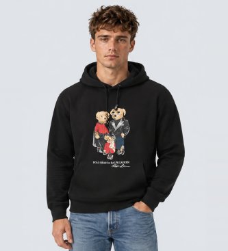 Polo Ralph Lauren Sweat en molleton avec Polo Bears noir