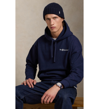 Polo Ralph Lauren Flisova majica Relaxed Fit v mornariški barvi