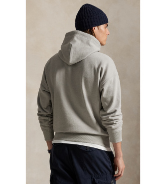 Polo Ralph Lauren Fleecova jopa Relaxed Fit sive barve