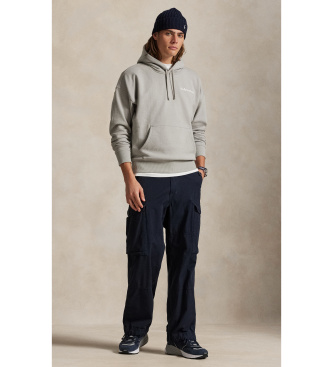 Polo Ralph Lauren Fleecova jopa Relaxed Fit sive barve