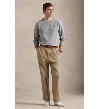 Polo Ralph Lauren RL grey fleece sweatshirt