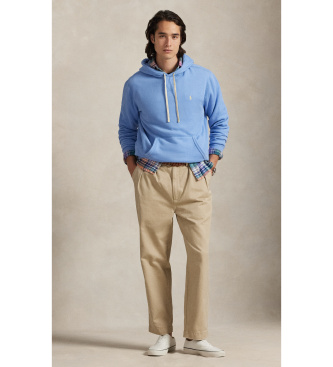 Polo Ralph Lauren RL fleece sweatshirt med h�tte bl�