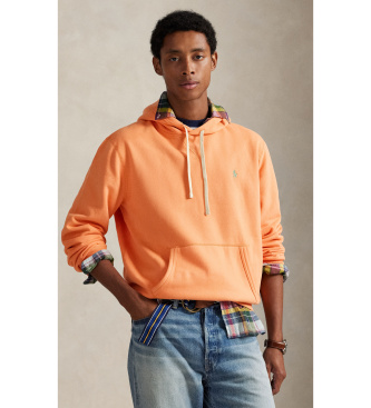 Polo Ralph Lauren RL fleece-sweatshirt med h�tte, orange