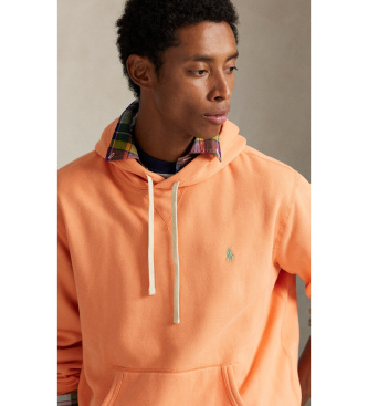 Polo Ralph Lauren RL fleece-sweatshirt med h�tte, orange
