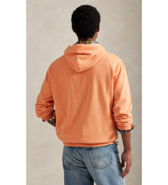Polo Ralph Lauren RL fleece-sweatshirt med h�tte, orange