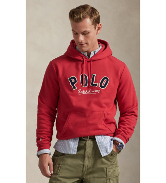 Polo Ralph Lauren Mikina iz flisa RL z rdečim logotipom