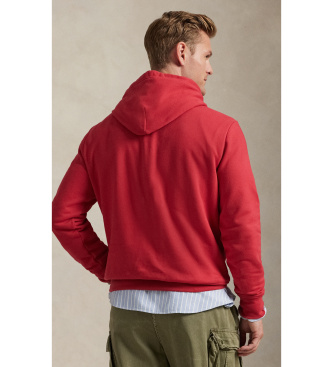 Polo Ralph Lauren Mikina iz flisa RL z rdečim logotipom