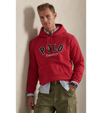 Polo Ralph Lauren Mikina iz flisa RL z rdečim logotipom
