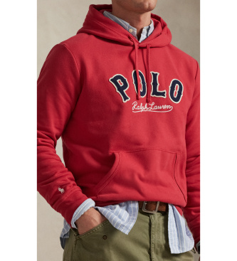 Polo Ralph Lauren Mikina iz flisa RL z rdečim logotipom