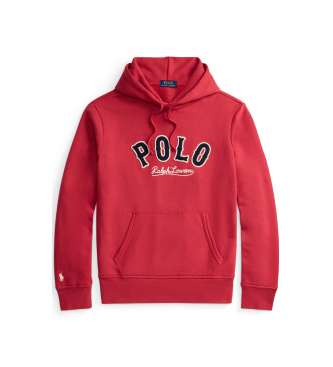Polo Ralph Lauren Mikina iz flisa RL z rdečim logotipom