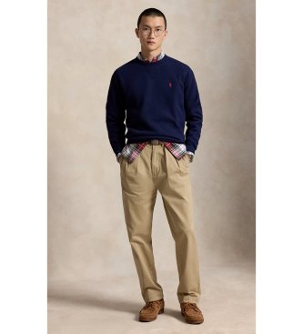 Polo Ralph Lauren Felpa in pile Navy RL