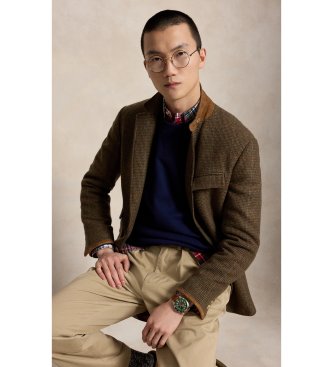 Polo Ralph Lauren Felpa in pile Navy RL