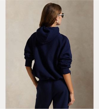 Polo Ralph Lauren Shrunken Fit navy fleece sweatshirt