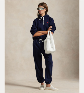 Polo Ralph Lauren Shrunken Fit navy fleece sweatshirt