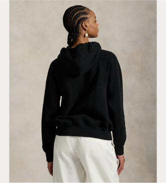 Polo Ralph Lauren Shrunken Fit fleece sweatshirt black