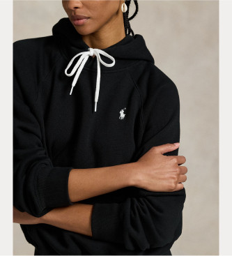 Polo Ralph Lauren Shrunken Fit fleece sweatshirt black