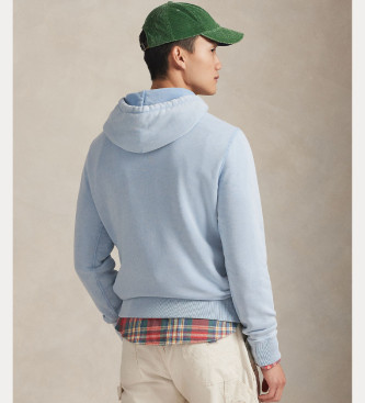 Polo Ralph Lauren Casaco com capuz de l azul tingido  mo