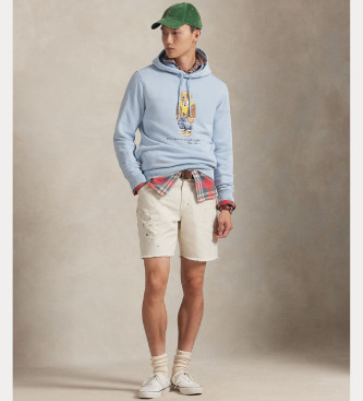 Polo Ralph Lauren Casaco com capuz de l azul tingido  mo