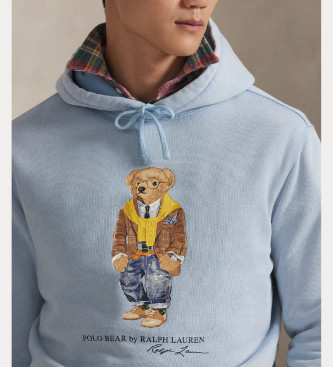 Polo Ralph Lauren Casaco com capuz de l azul tingido  mo
