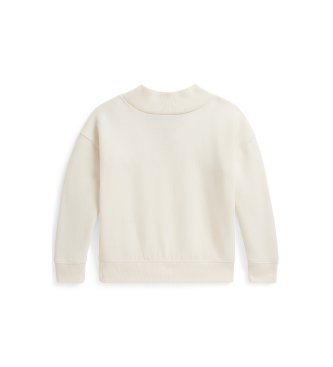 Polo Ralph Lauren Felpa quadrata con Polo Bear beige