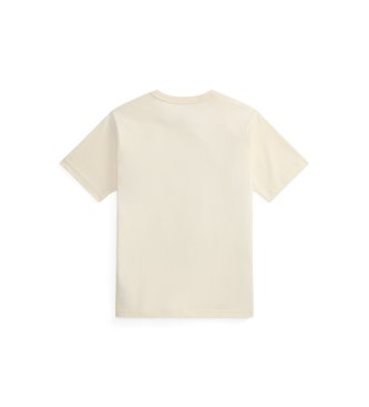 Polo Ralph Lauren Camiseta de algodón con Polo Bear beige