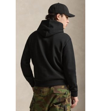 Polo Ralph Lauren Sweat à capuche en double tricot, noir