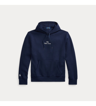 Polo Ralph Lauren Felpa con cappuccio in doppia maglia blu scuro