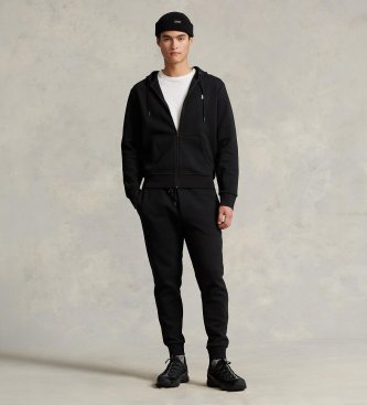Polo Ralph Lauren Dvojna pletena majica s črno zadrgo