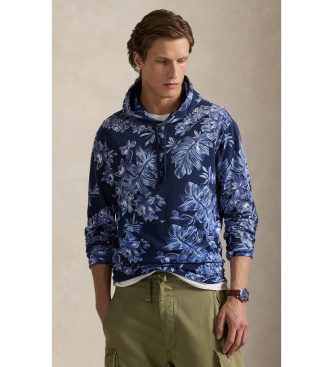 Polo Ralph Lauren Modra potiskana frotirna majica