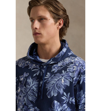 Polo Ralph Lauren Modra potiskana frotirna majica