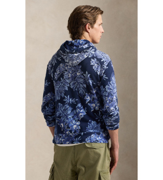 Polo Ralph Lauren Modra potiskana frotirna majica