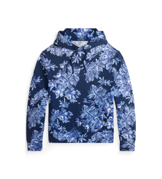 Polo Ralph Lauren Modra potiskana frotirna majica